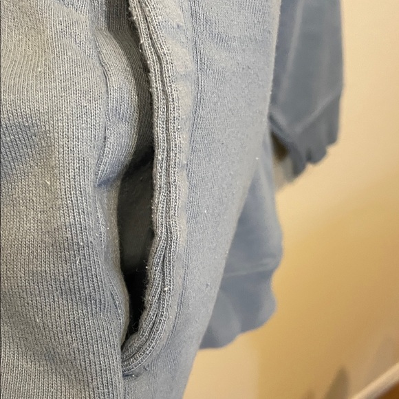 Tall XL Eddie Bauer Men's Slate Blue Hoodie - Picture 5 of 7